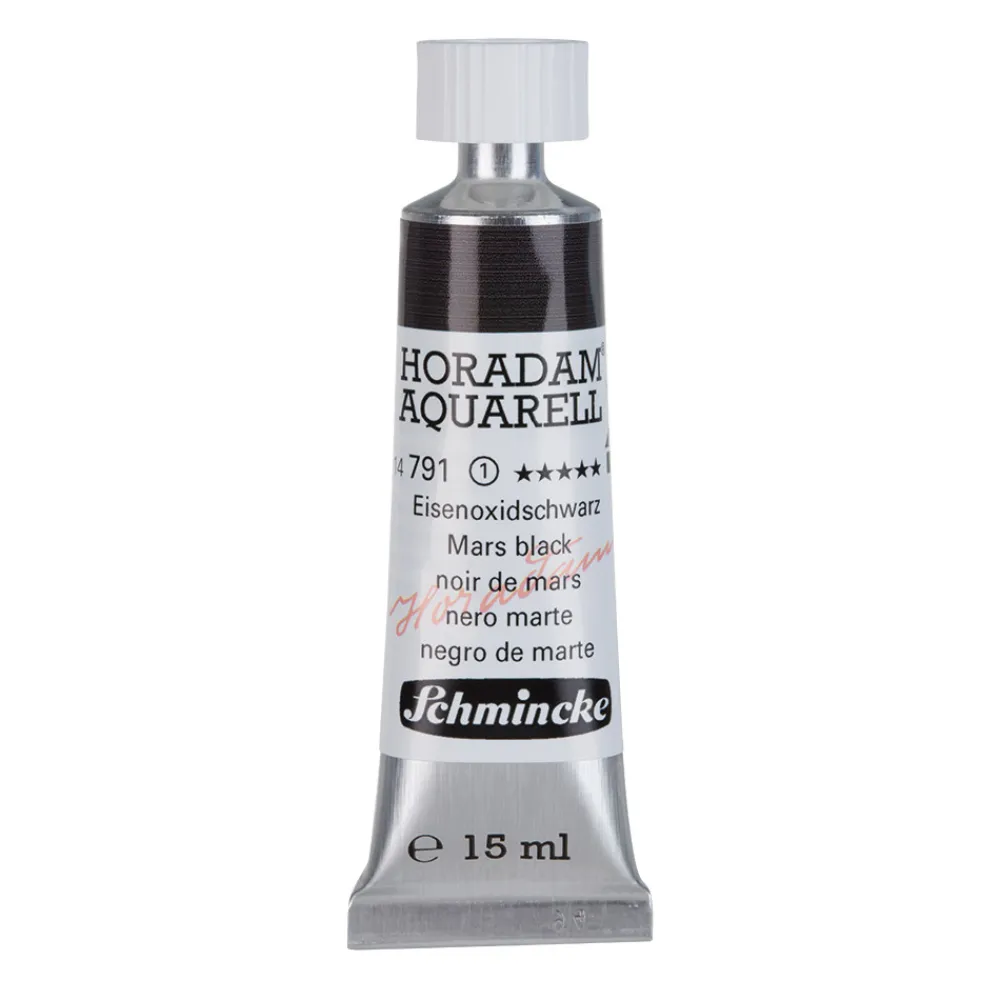 Schmincke Farba akwarelowa Horadam Aquarell - - 791, Mars Black, 15 ml