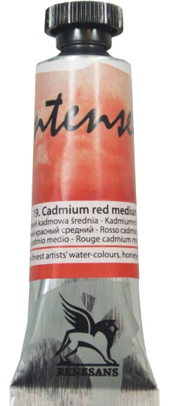 Renesans Farba akwarelowa Intense Water - - 17, cadmium pale red, 15 ml > Farby Akwarelowe