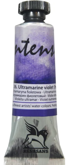 Renesans Farba akwarelowa Intense Water - - 25, manganese violet, 15 ml > Farby Akwarelowe