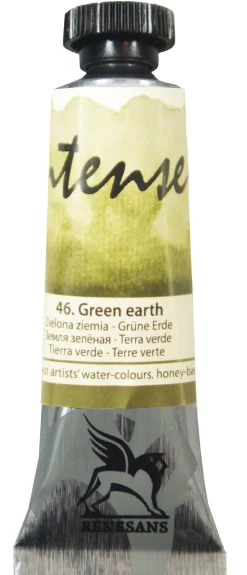 Renesans Farba akwarelowa Intense Water - - 45, olive green, 15 ml > Farby Akwarelowe