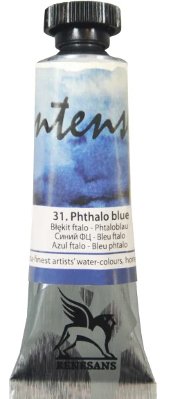 Renesans Farba akwarelowa Intense Water - - 30, helio cerulean, 15 ml > Farby Akwarelowe