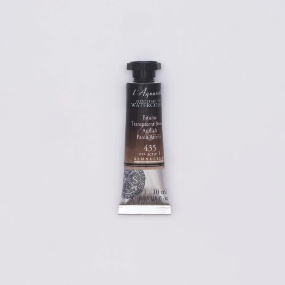 Sennelier Farba akwarelowa l’Aquarelle - - 435 Transparent Brown 10 ml