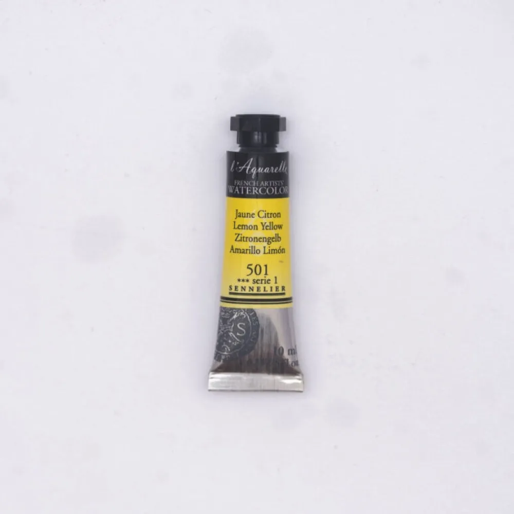 Sennelier Farba akwarelowa l’Aquarelle - - 501 Lemon Yellow 10 ml > Farby Akwarelowe