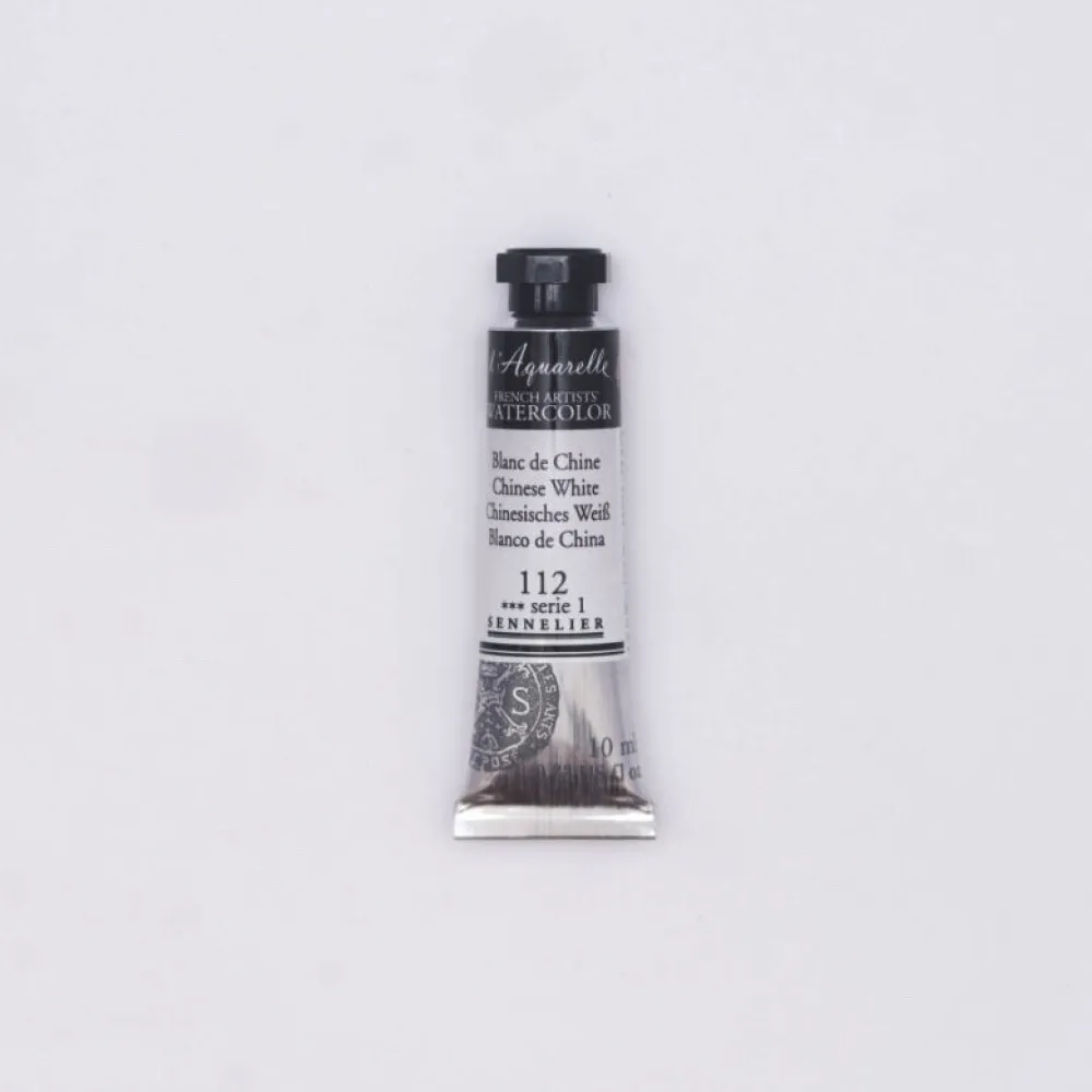 Sennelier Farba akwarelowa l’Aquarelle - - 112, Chinese White, 10 ml