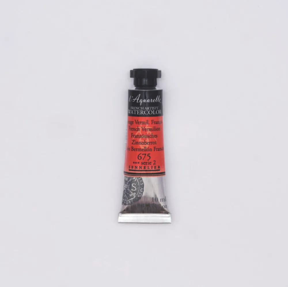Sennelier Farba akwarelowa l’Aquarelle - - 679, Quinacridone Red, 10 ml > Farby Akwarelowe