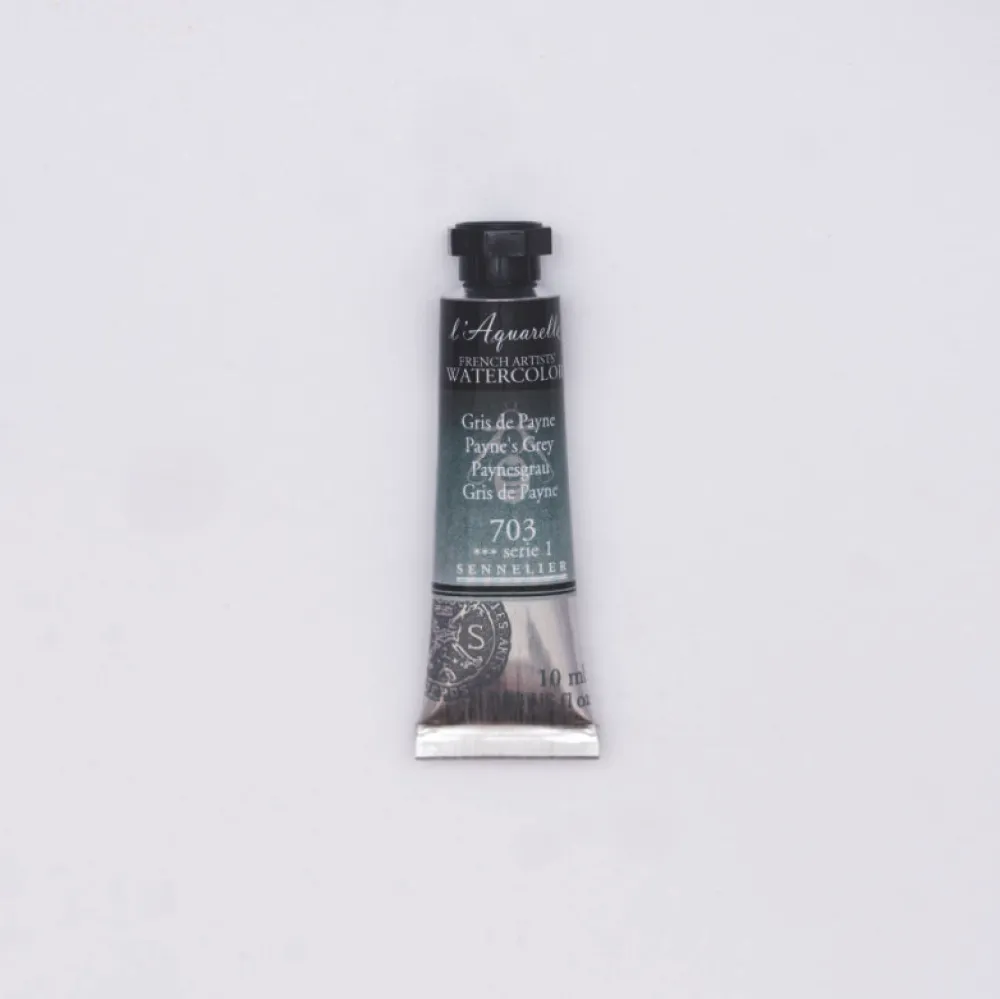 Sennelier Farba akwarelowa l’Aquarelle - - 703, Payne's Grey, 10 ml
