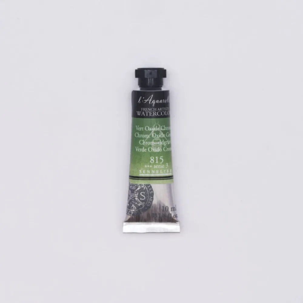 Sennelier Farba akwarelowa l’Aquarelle - - 815, Chromium Oxide Green, 10 ml