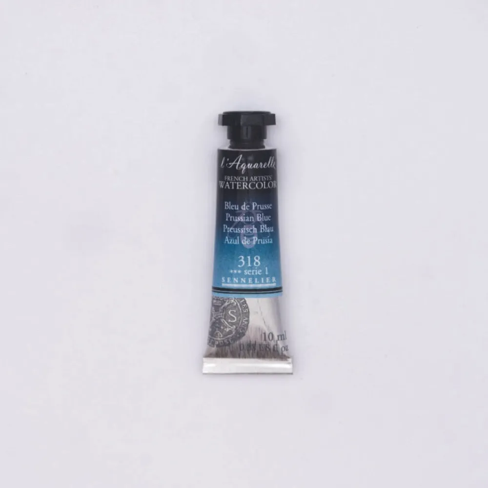 Sennelier Farba akwarelowa l’Aquarelle - - 318, Prussian Blue, 10 ml