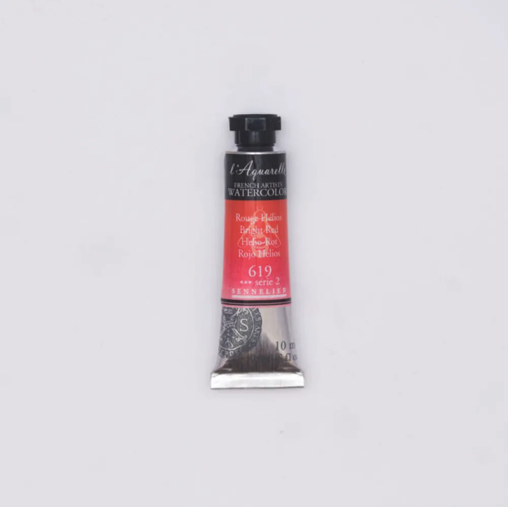 Sennelier Farba akwarelowa l’Aquarelle - - 619, Bright Red, 10 ml