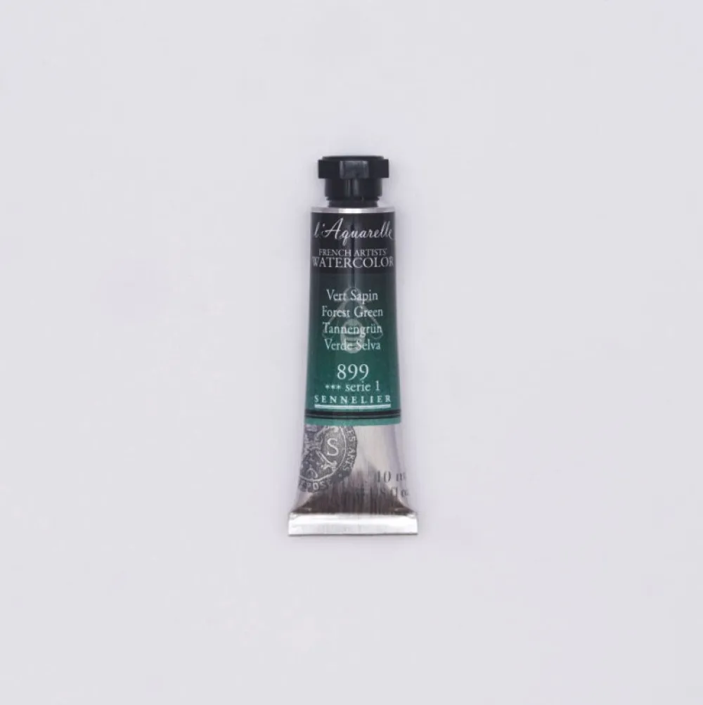 Sennelier Farba akwarelowa l’Aquarelle - - 899, Forest Green, 10 ml