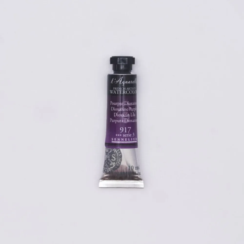 Sennelier Farba akwarelowa l’Aquarelle - - 919, Caput Mortum, 10 ml > Farby Akwarelowe
