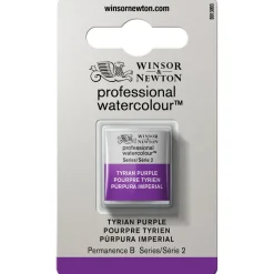 Winsor & Newton Farba akwarelowa Professional w półkostce - - Tyrian Purple
