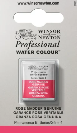 Winsor & Newton Farba akwarelowa Professional w półkostce - - Rose Madder Genuine