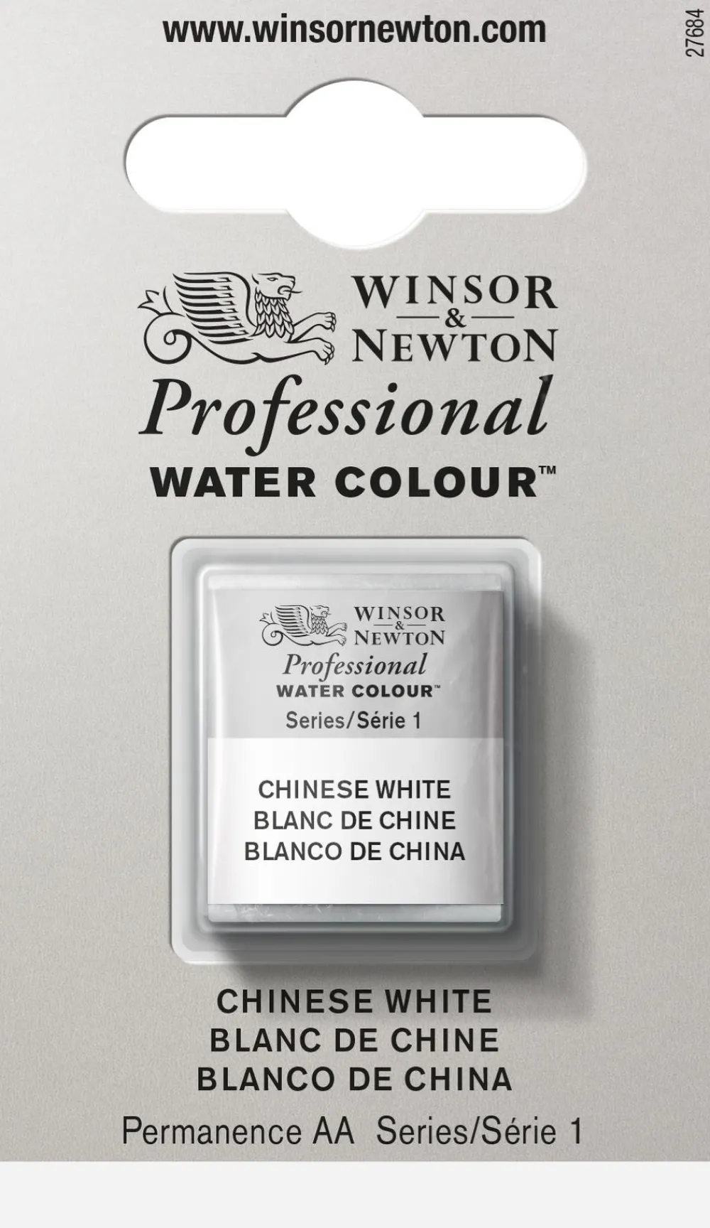 Winsor & Newton Farba akwarelowa Professional w półkostce - - China White