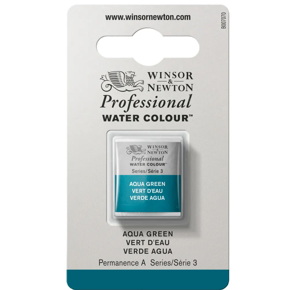 Winsor & Newton Farba akwarelowa Professional w półkostce - - Aqua Green