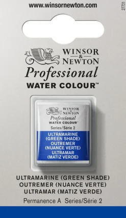 Winsor & Newton Farba akwarelowa Professional w półkostce - - Ultramarine (Green Shade)
