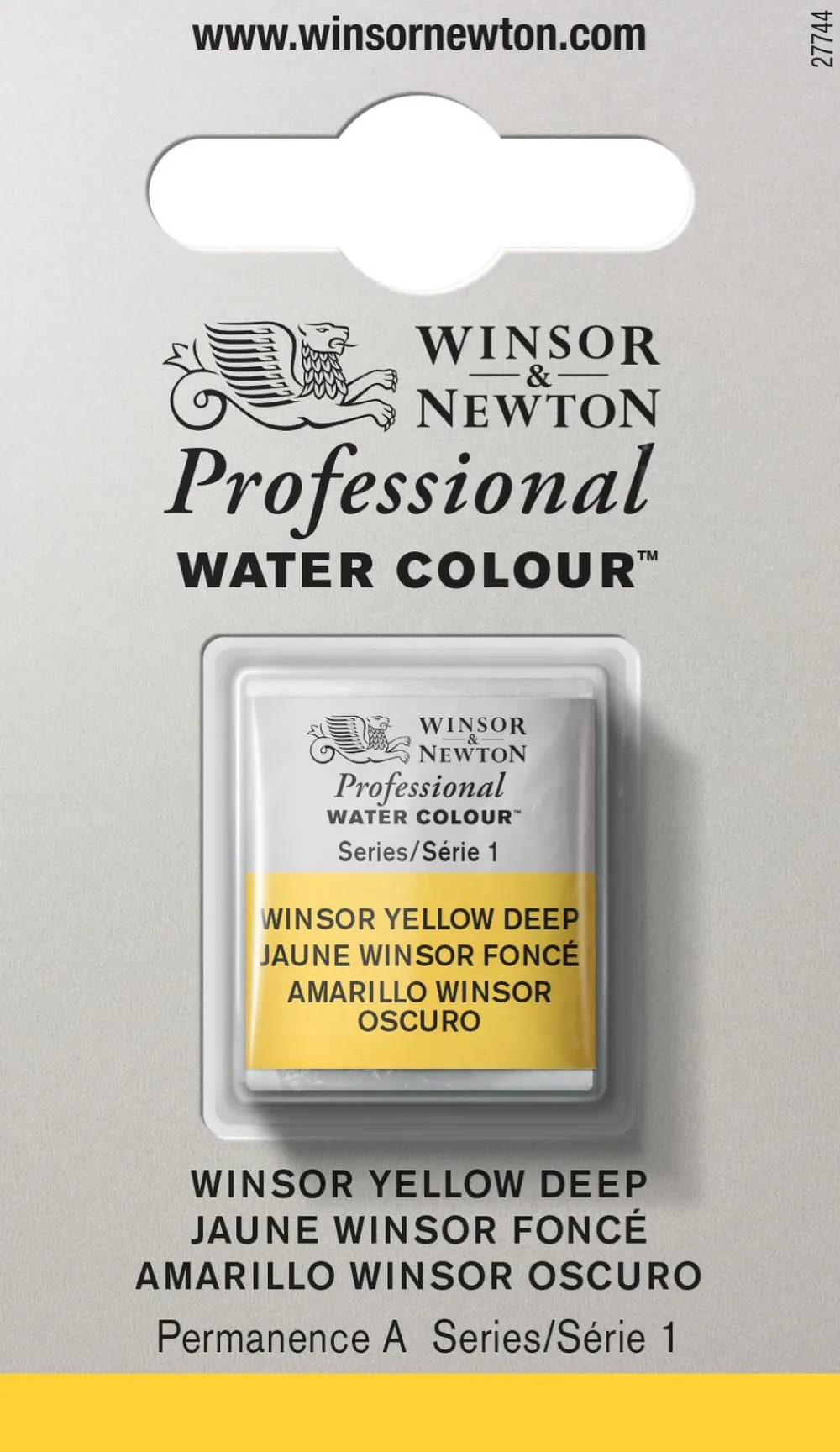 Winsor & Newton Farba akwarelowa Professional w półkostce - - Transparent Gold Deep > Farby Akwarelowe