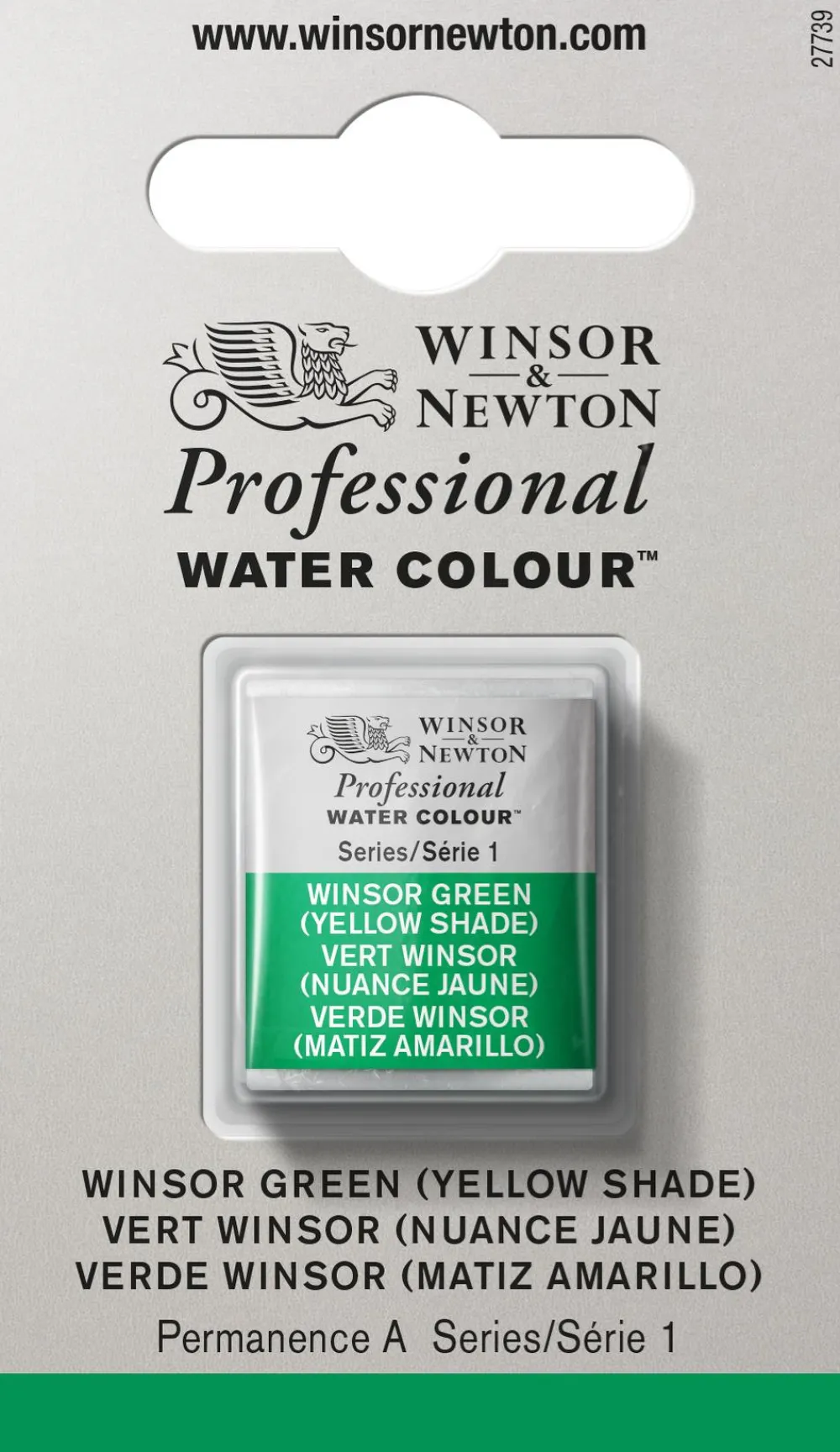 Winsor & Newton Farba akwarelowa Professional w półkostce - - Permanent Mauve > Farby Akwarelowe