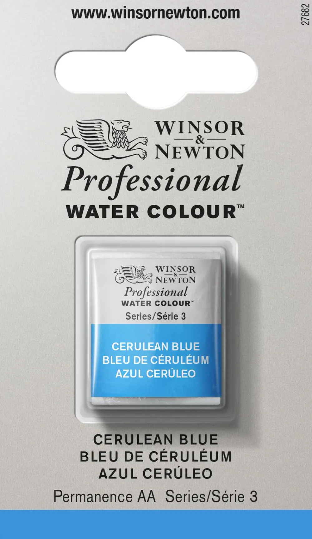 Winsor & Newton Farba akwarelowa Professional w półkostce - - Cerulean Blue