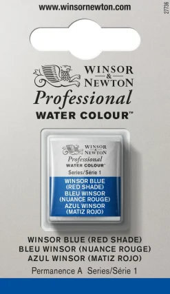 Winsor & Newton Farba akwarelowa Professional w półkostce - - Winsor Blue (Red Shade)