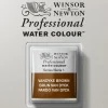 Winsor & Newton Farba akwarelowa Professional w półkostce - - Burnt Umber > Farby Akwarelowe