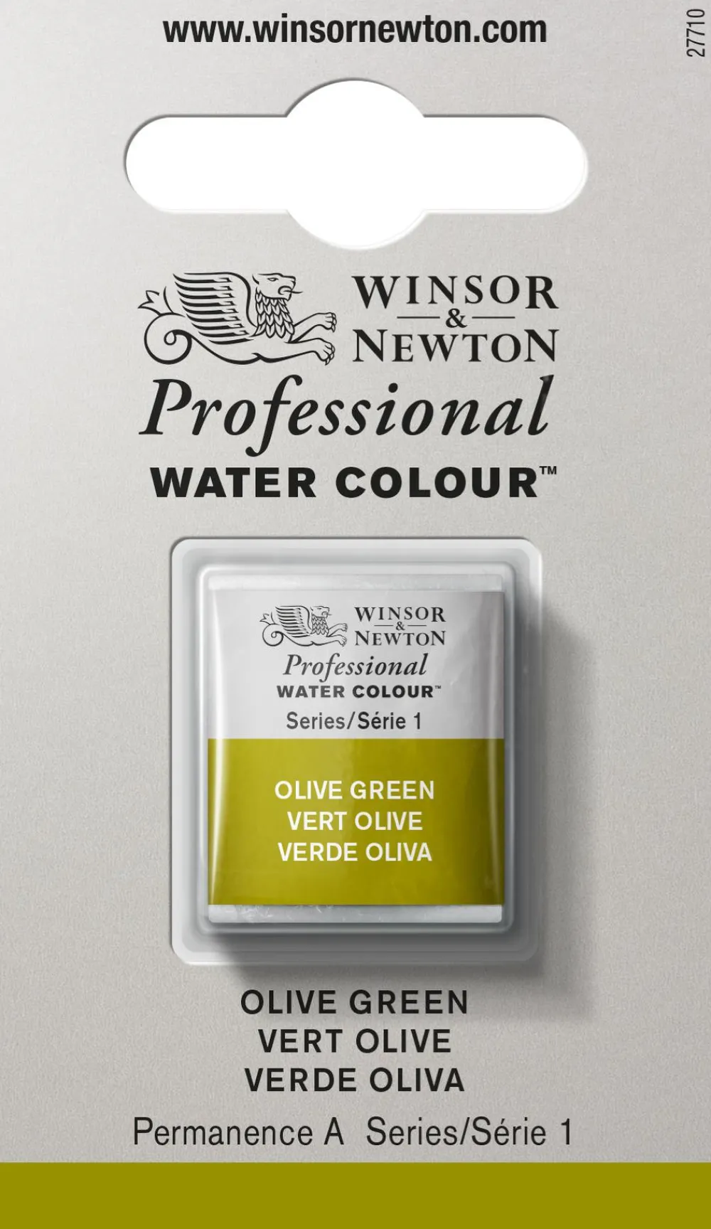 Winsor & Newton Farba akwarelowa Professional w półkostce - - Olive Green