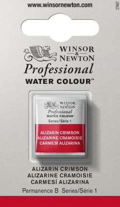 Winsor & Newton Farba akwarelowa Professional w półkostce - - Alizarin Crimson