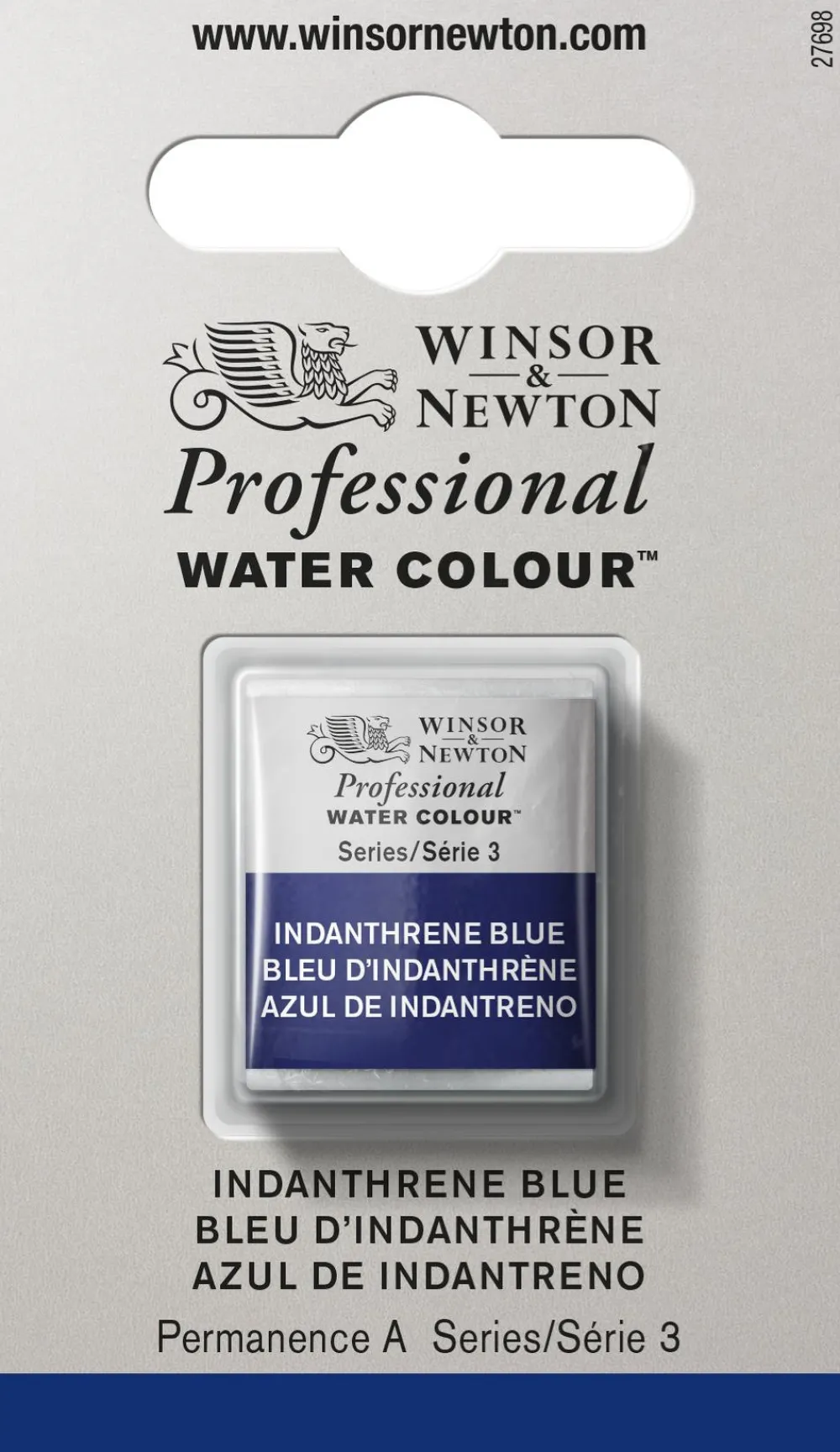 Winsor & Newton Farba akwarelowa Professional w półkostce - - Indanthrene Blue