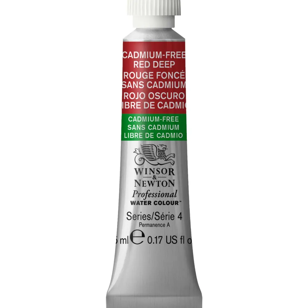 Winsor & Newton Farba akwarelowa Professional Watercolour - - Cadmium Free Red Deep, 5 ml