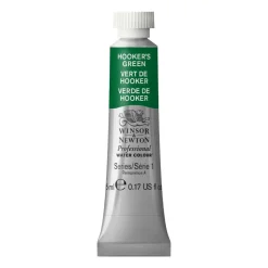 Winsor & Newton Farba akwarelowa Professional Watercolour - - Hooker's Green, 5 ml > Farby Akwarelowe