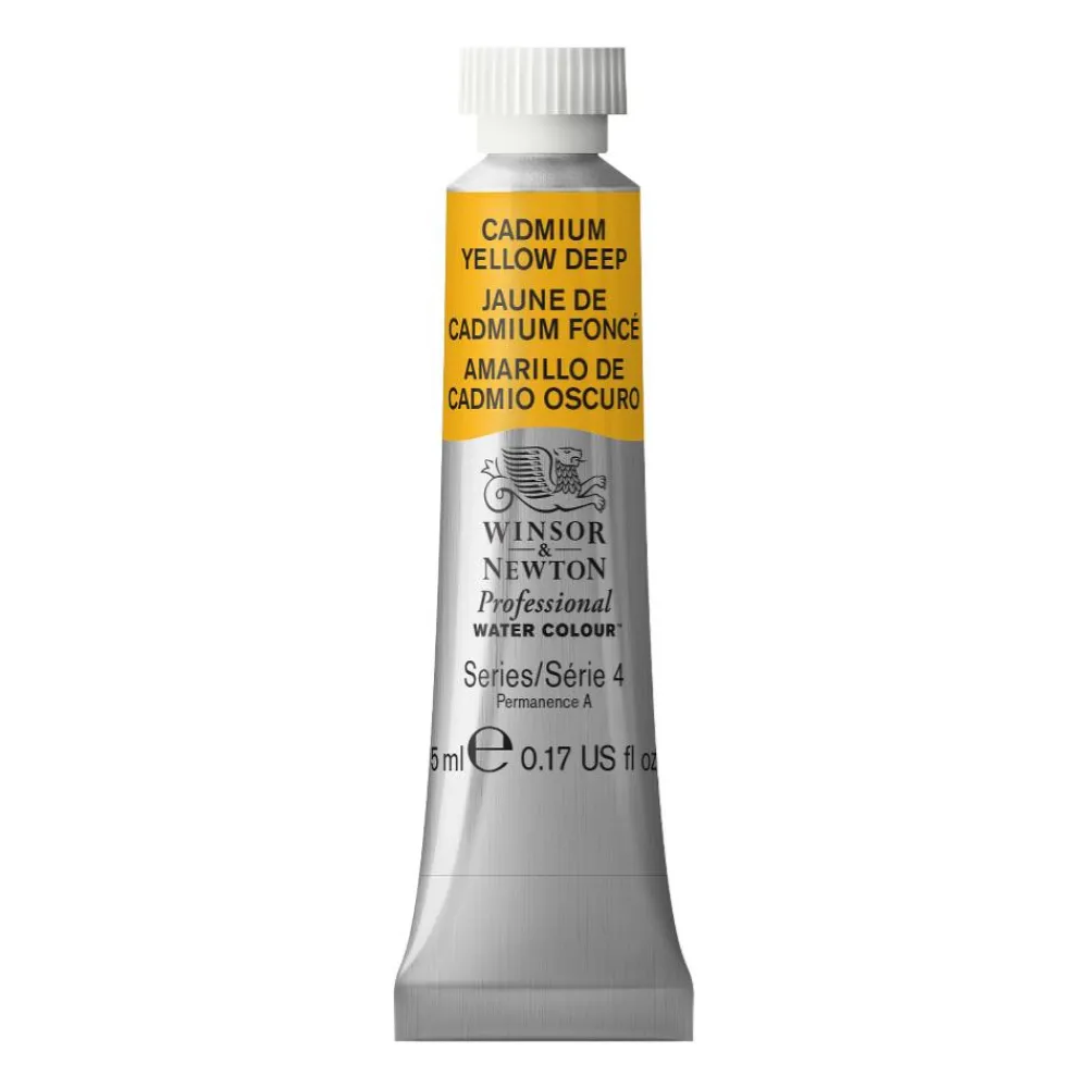 Winsor & Newton Farba akwarelowa Professional Watercolour - - Cadmium Yellow Deep, 5 ml > Farby Akwarelowe