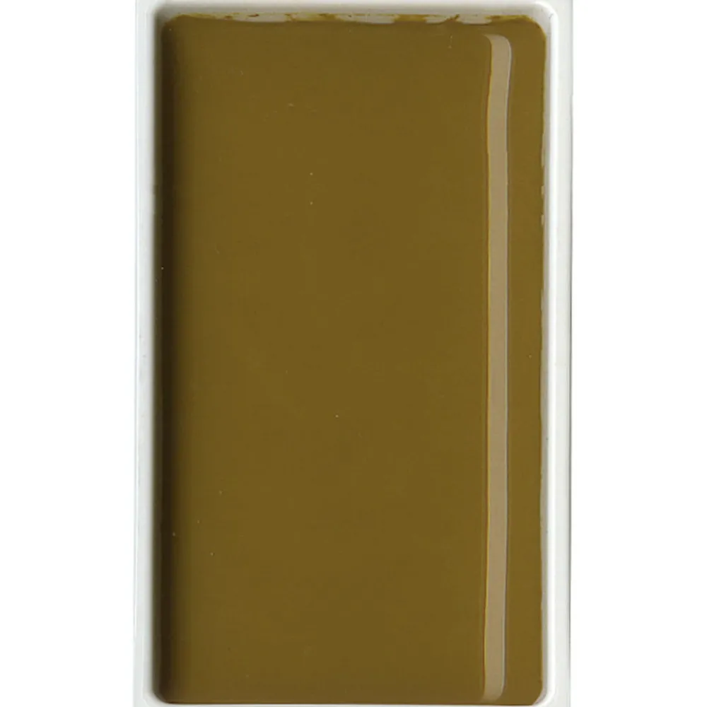 Kuretake Farba akwarelowa w kostce Gansai Tambi - - Yellow Brown