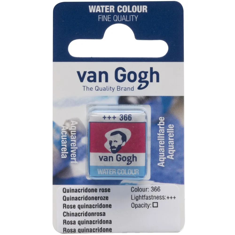 Van Gogh Farba akwarelowa w kostce - - 331 Madder Lake Deep > Farby Akwarelowe