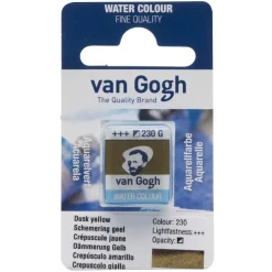 Van Gogh Farba akwarelowa w kostce - - Dusk Yellow