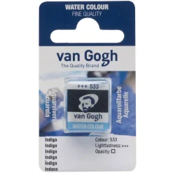 Van Gogh Farba akwarelowa w kostce - - 533 Indigo > Farby Akwarelowe