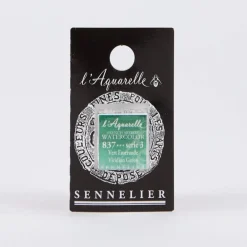 Sennelier Farba akwarelowa w półkostce l’Aquarelle - - 837, Viridian Green