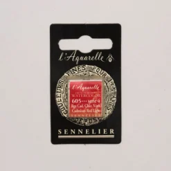 Sennelier Farba akwarelowa w półkostce l’Aquarelle - - 605 Cadmium Red Light ><noscript><img width=
