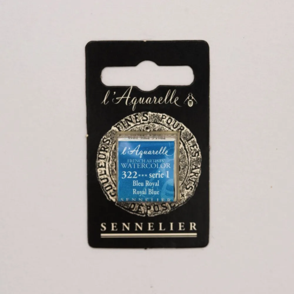 Sennelier Farba akwarelowa w półkostce l’Aquarelle - - 322 Royal Blue