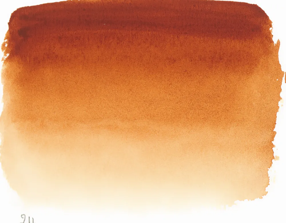 Sennelier Farba akwarelowa w półkostce l’Aquarelle - - 211 Burnt Sienna