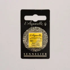 Sennelier Farba akwarelowa w półkostce l’Aquarelle - - 501 Lemon Yellow