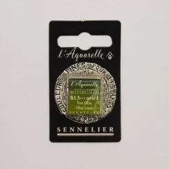 Sennelier Farba akwarelowa w półkostce l’Aquarelle - - 815, Chromium Oxide Green ><noscript><img width=