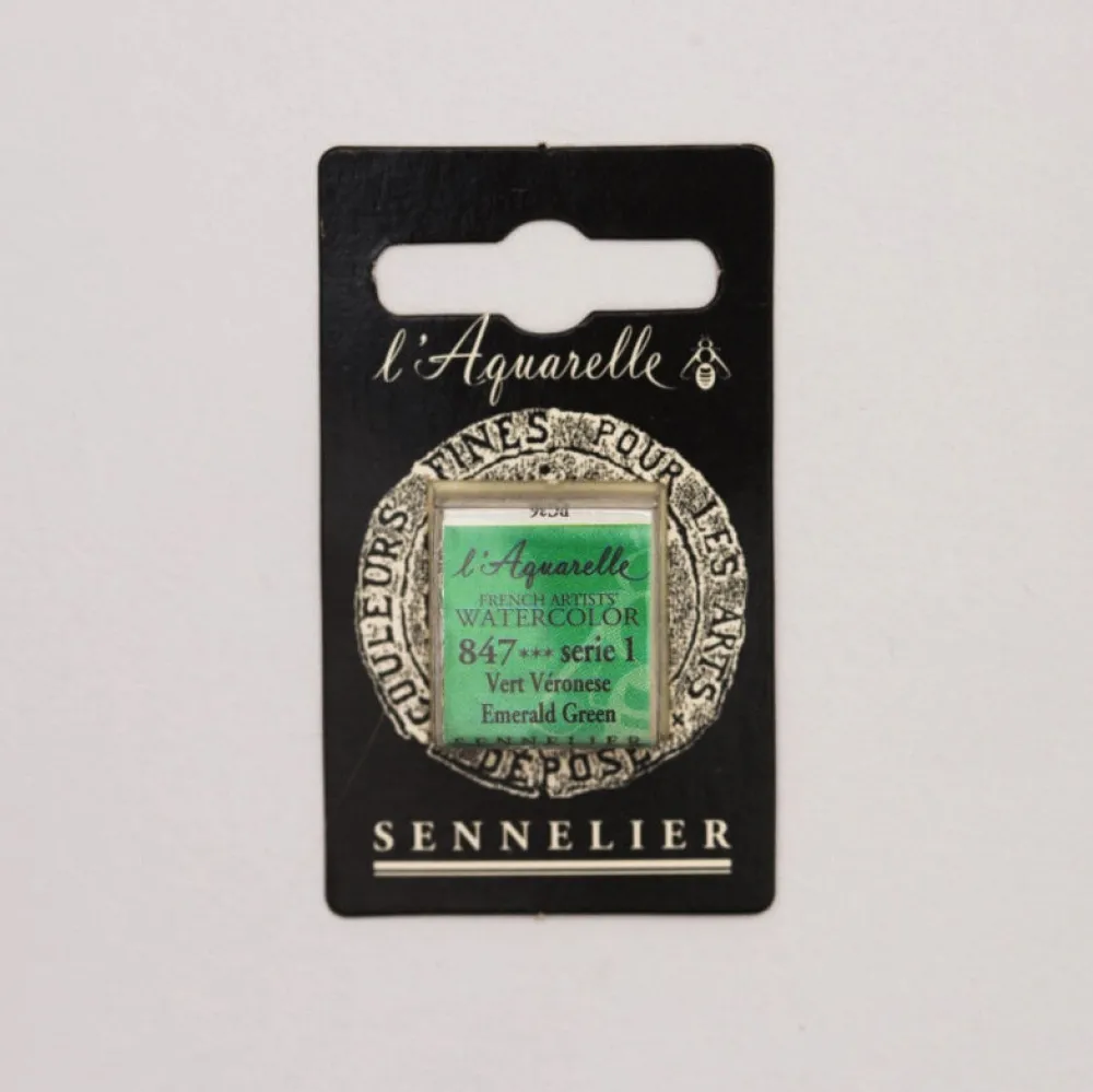 Sennelier Farba akwarelowa w półkostce l’Aquarelle - - 856, Cobalt > Farby Akwarelowe