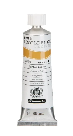 Schmincke Farba Aqua Linoprint - - 610, Yellow Ochre, 35 ml