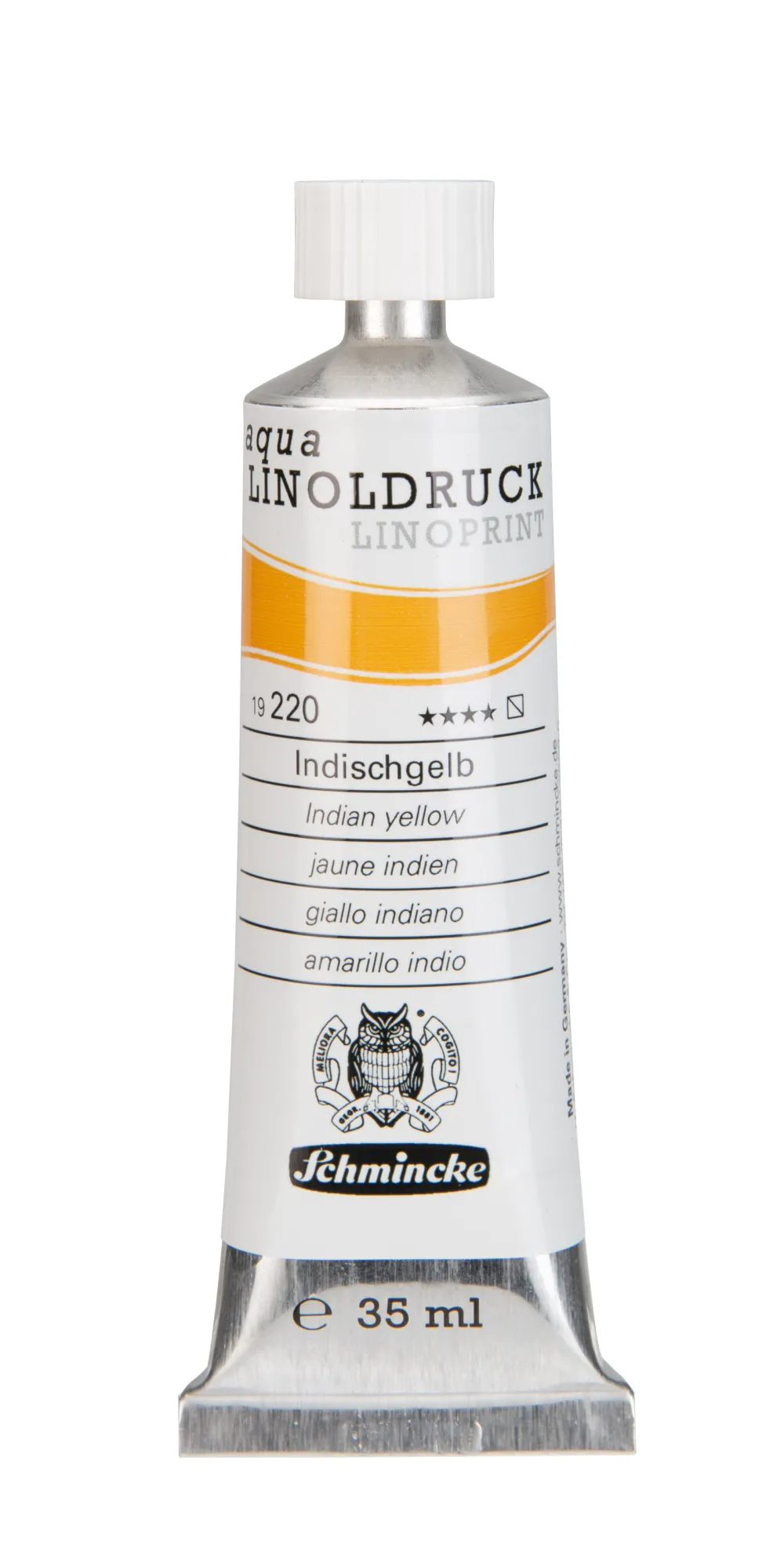 Schmincke Farba Aqua Linoprint - - 220, Indian Yellow, 35 ml