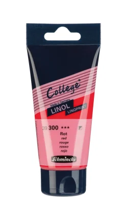 Schmincke Farba College Linoprint - - 300, Red, 75 ml
