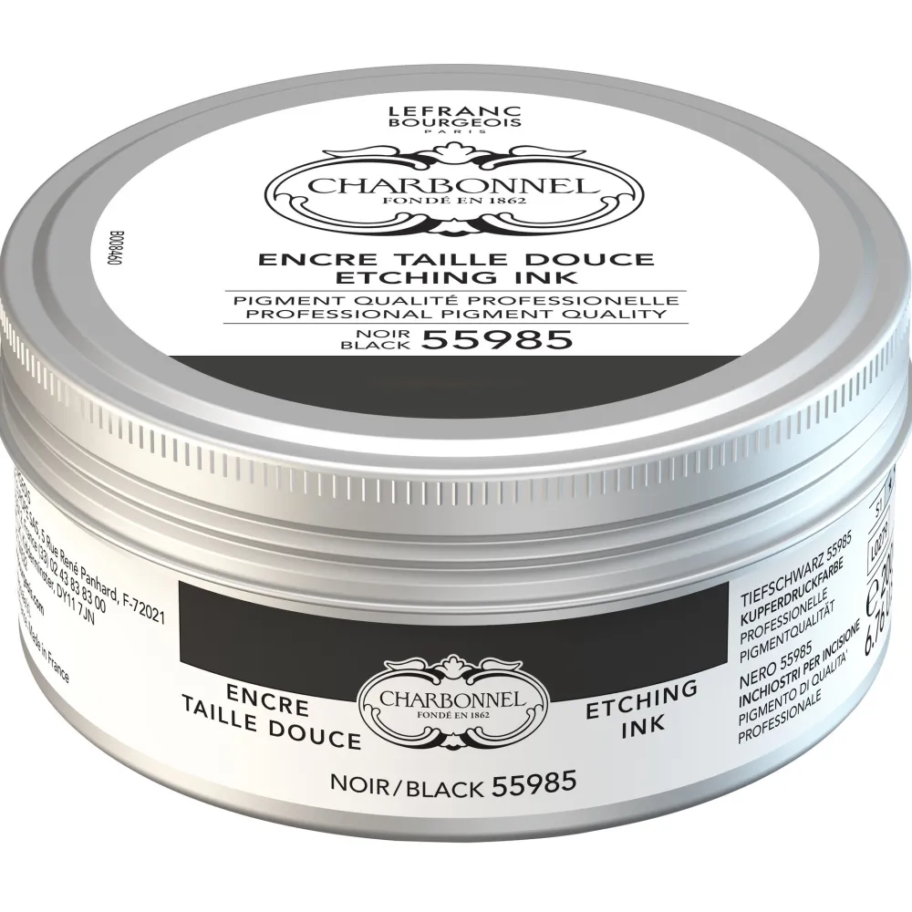 Charbonnel Farba do druku Etching Ink - Black 55985, 200 ml