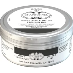 Charbonnel Farba do druku Etching Ink - Black F66, 200 ml > Techniki Graficzne