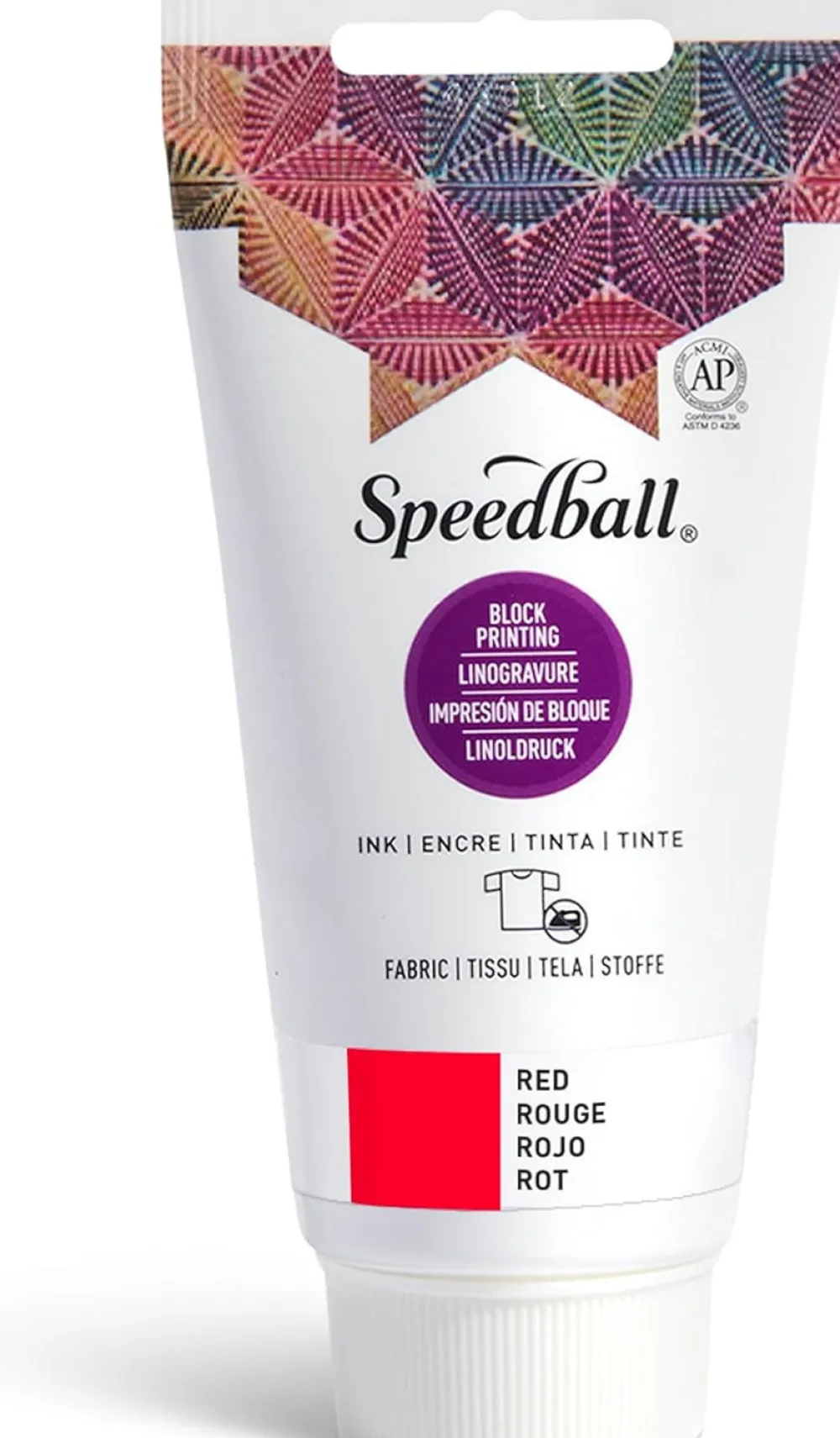 Speedball Farba do linorytu Block Printing Ink - - Red 75 ml