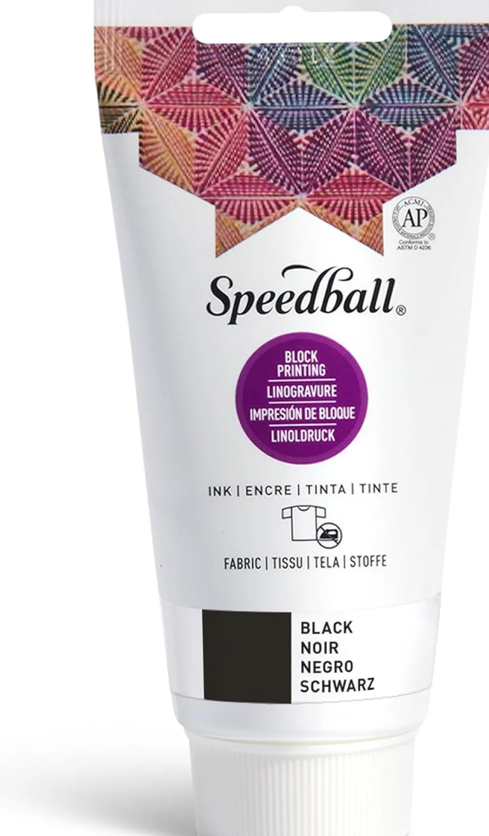 Speedball Farba do linorytu Block Printing Ink - - Black 75 ml