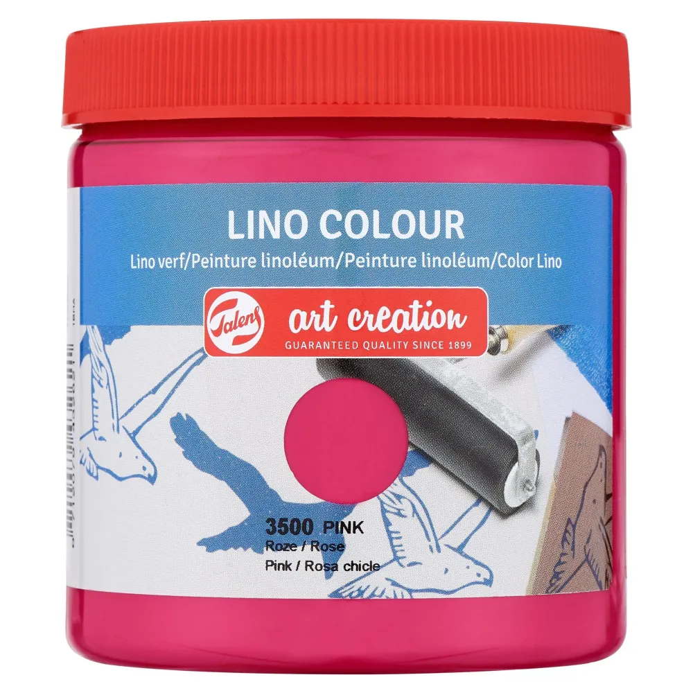 Talens Art Creation Farba do linorytu Lino Colour - - Pink, 250 ml > Techniki Graficzne